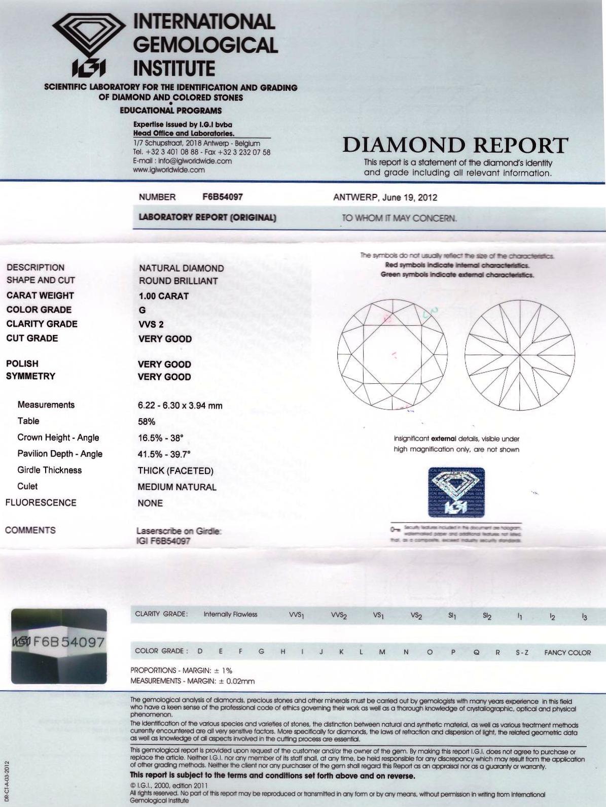 Diament K58 100ct b